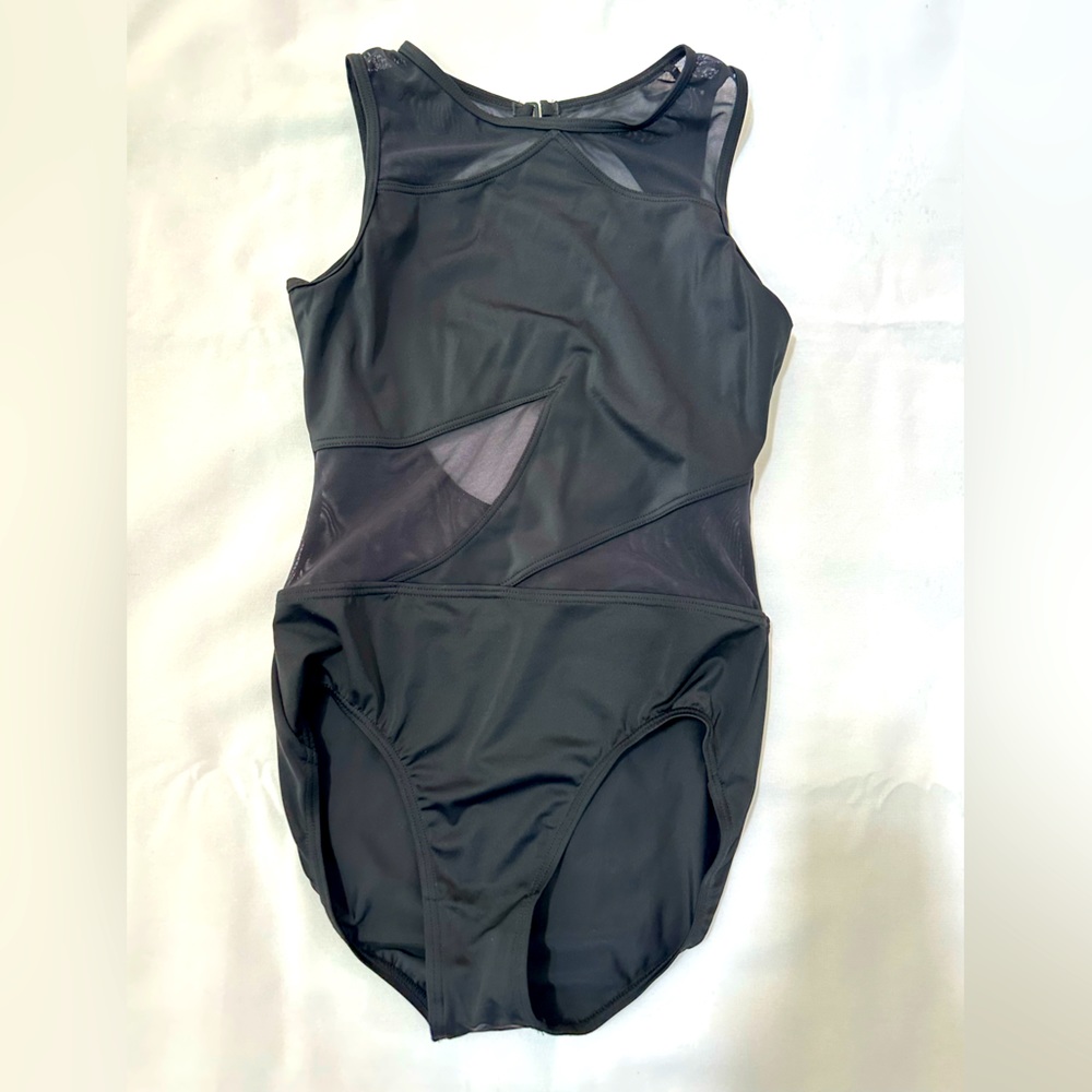 Balera Abstract Open Back Leotard